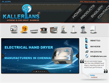 Tablet Screenshot of kallerians.com